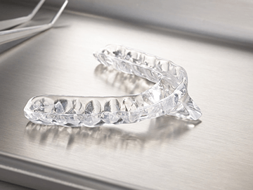 NTI-tss Plus™ extended device from a dental lab